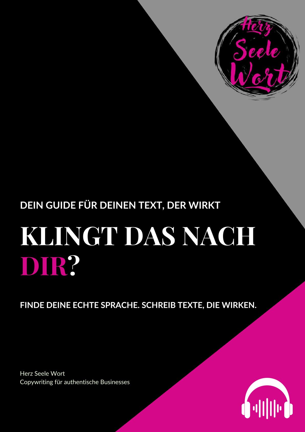 Klingt das nach dir?