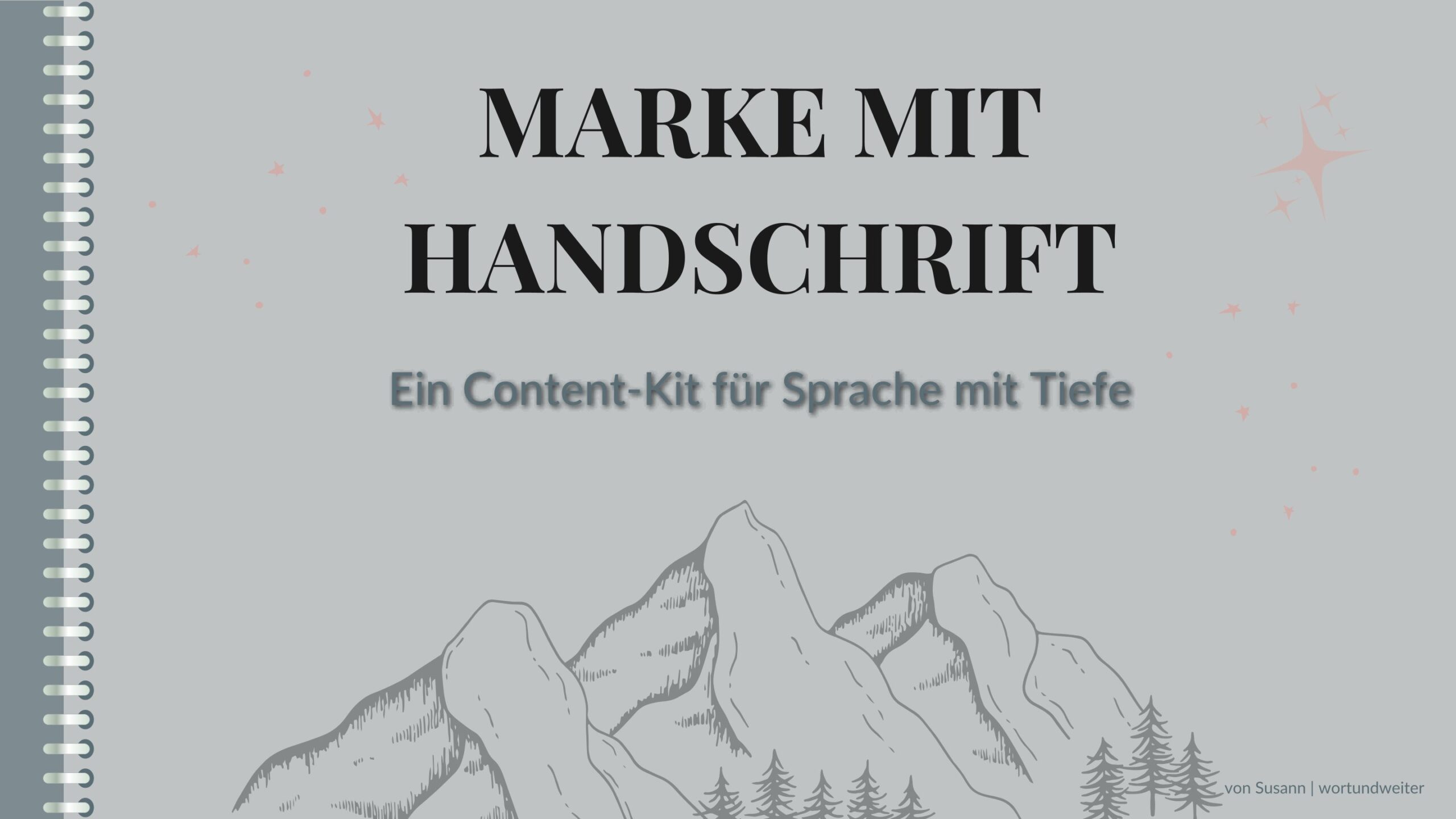 Marke mit Handschrift